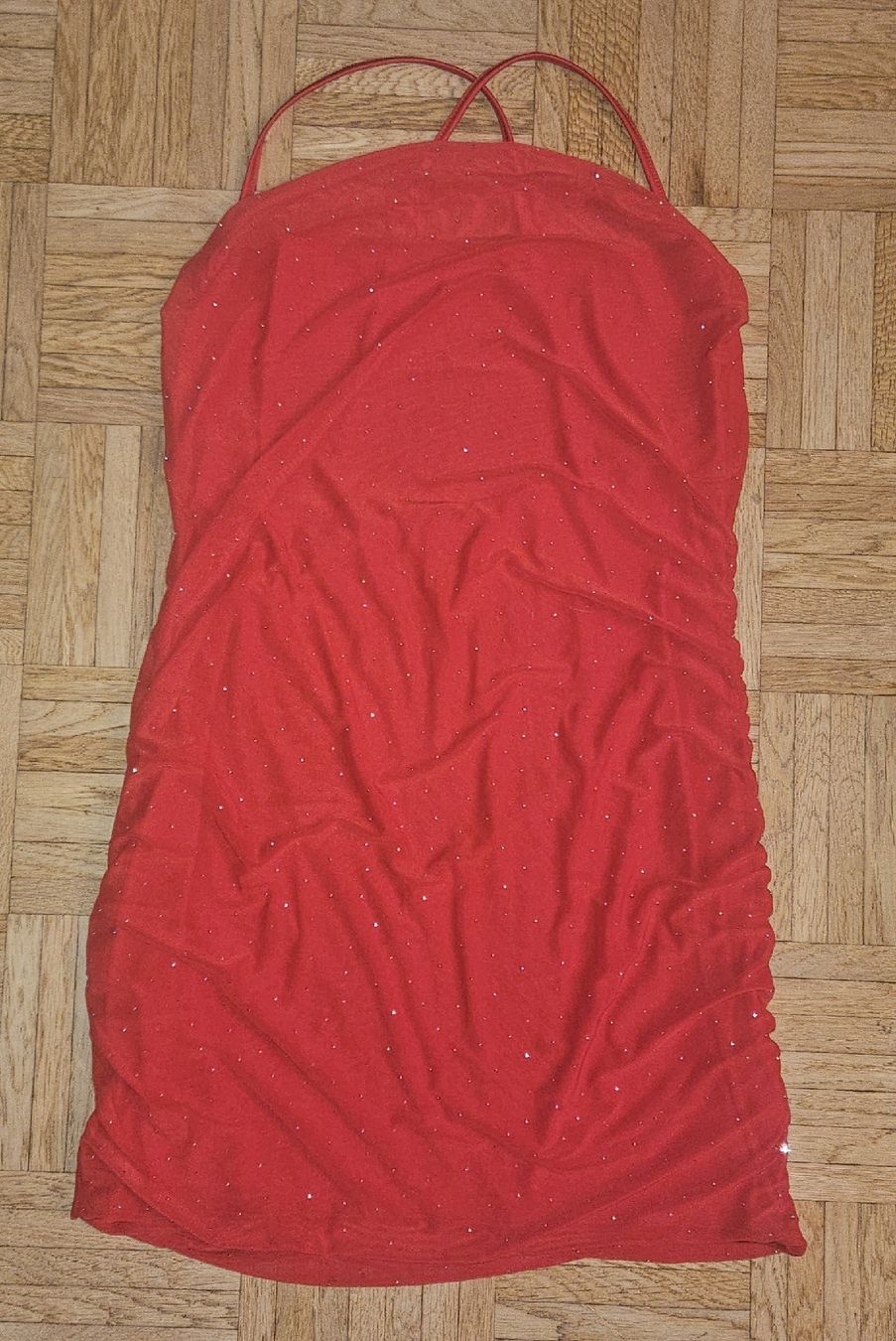 Vestiti: Rotes Partykleid mit Glitzer, Grösse 38-40 Valentin – Nuovo (secondo la descrizione) da Seuzach venduto da mar_8tfs 4