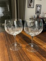 4x Kristallglas Weinglas Ballonglas graviert guter Zustand