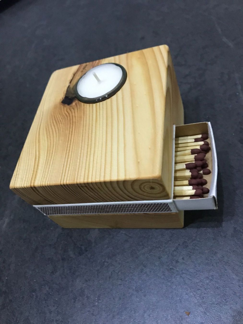 Bougeoirs: Kerzenhalter aus Holz – Neuf avec emballage d'origine à Buttwil par mina010 3