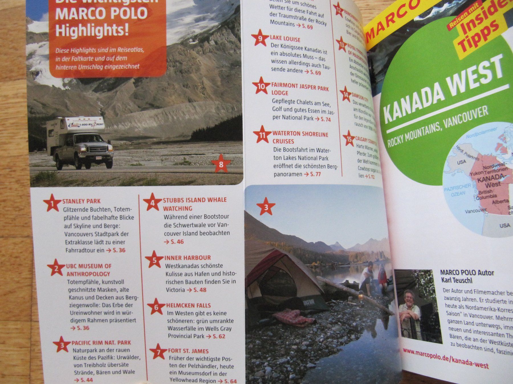 Bücher: Reiseführer Kanada West MarcoPolo – Gebraucht aus Würenlos von Carabella0 2