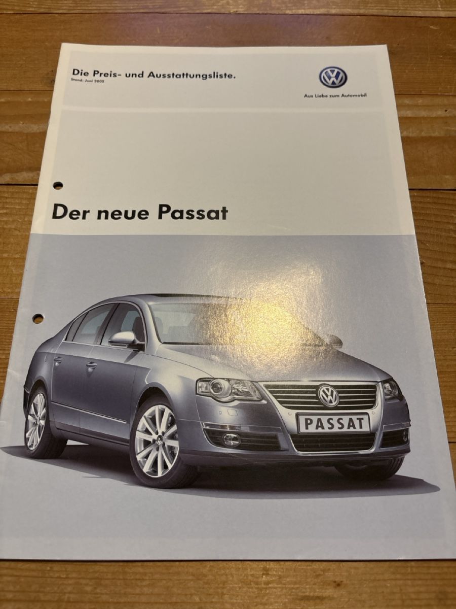 VW Documenti: VW Passat Prospekt 2005 24 Seiten – Usato da Freienstein venduto da Golfbueb 1