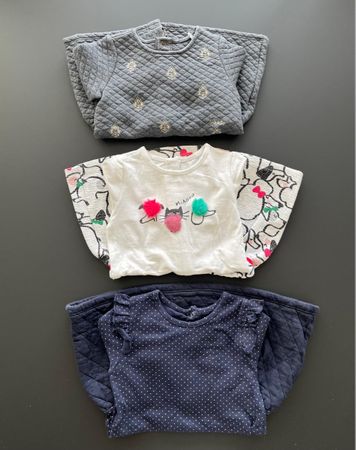 Bundle of 3 baby girl dresses, size 18 months