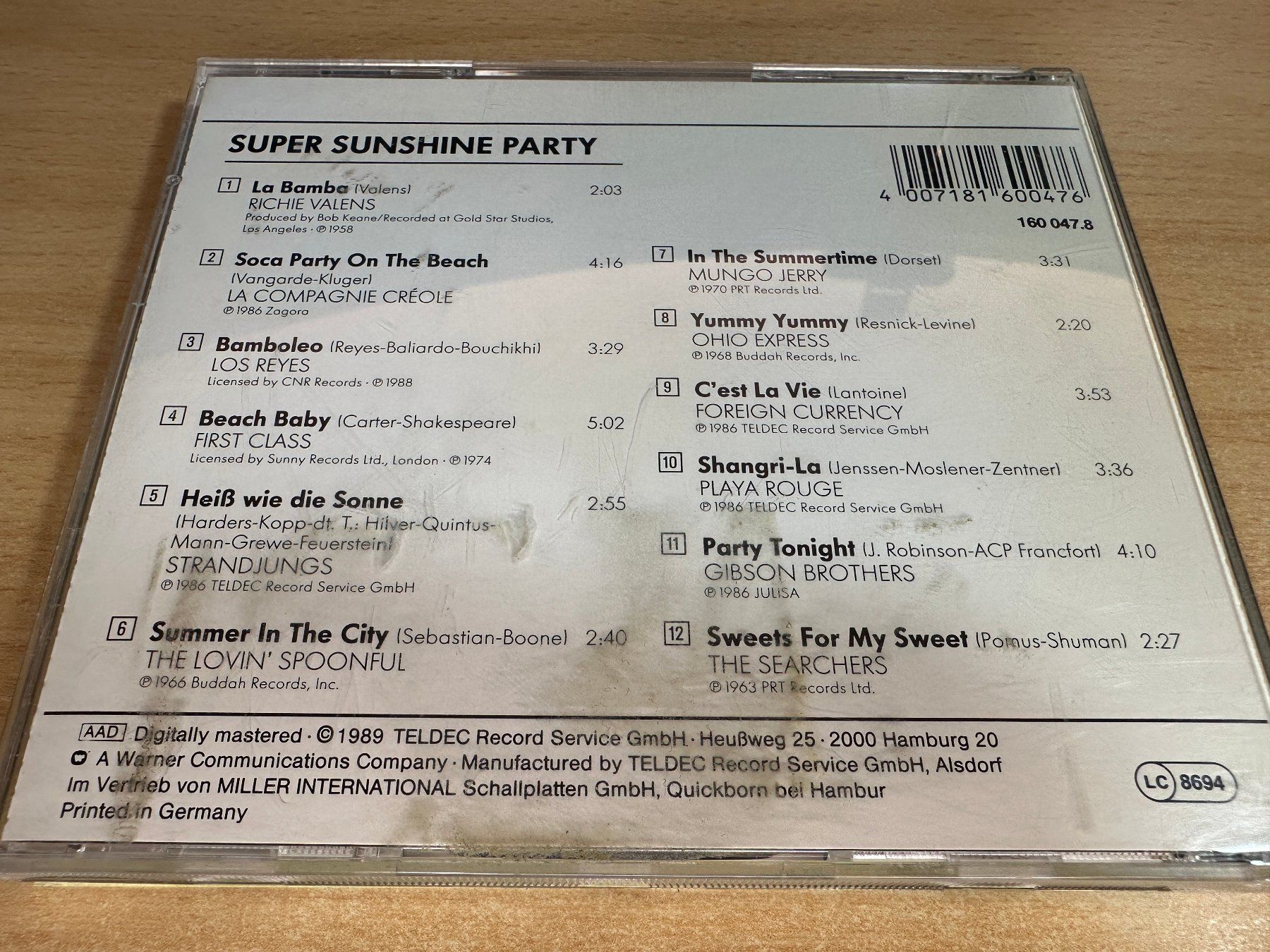 CD: X2 Various – Super Sunshine Party – Usato da Rikon im Tösstal venduto da Alpenmutz 1