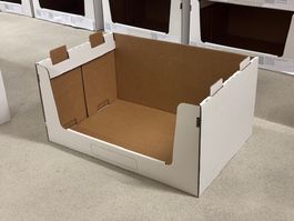 79 Stück Lagerboxen - Konfektionierungsboxen aus Wellkarton