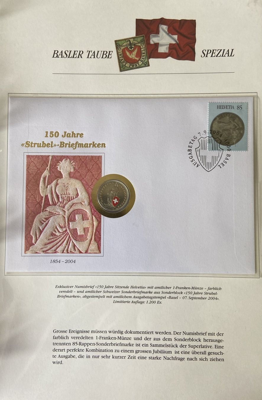 Alle Briefmarken: 150Jahre Strubedl-Briefmarken 1854 - 2004 – Gebraucht aus Böckten von Hansi36