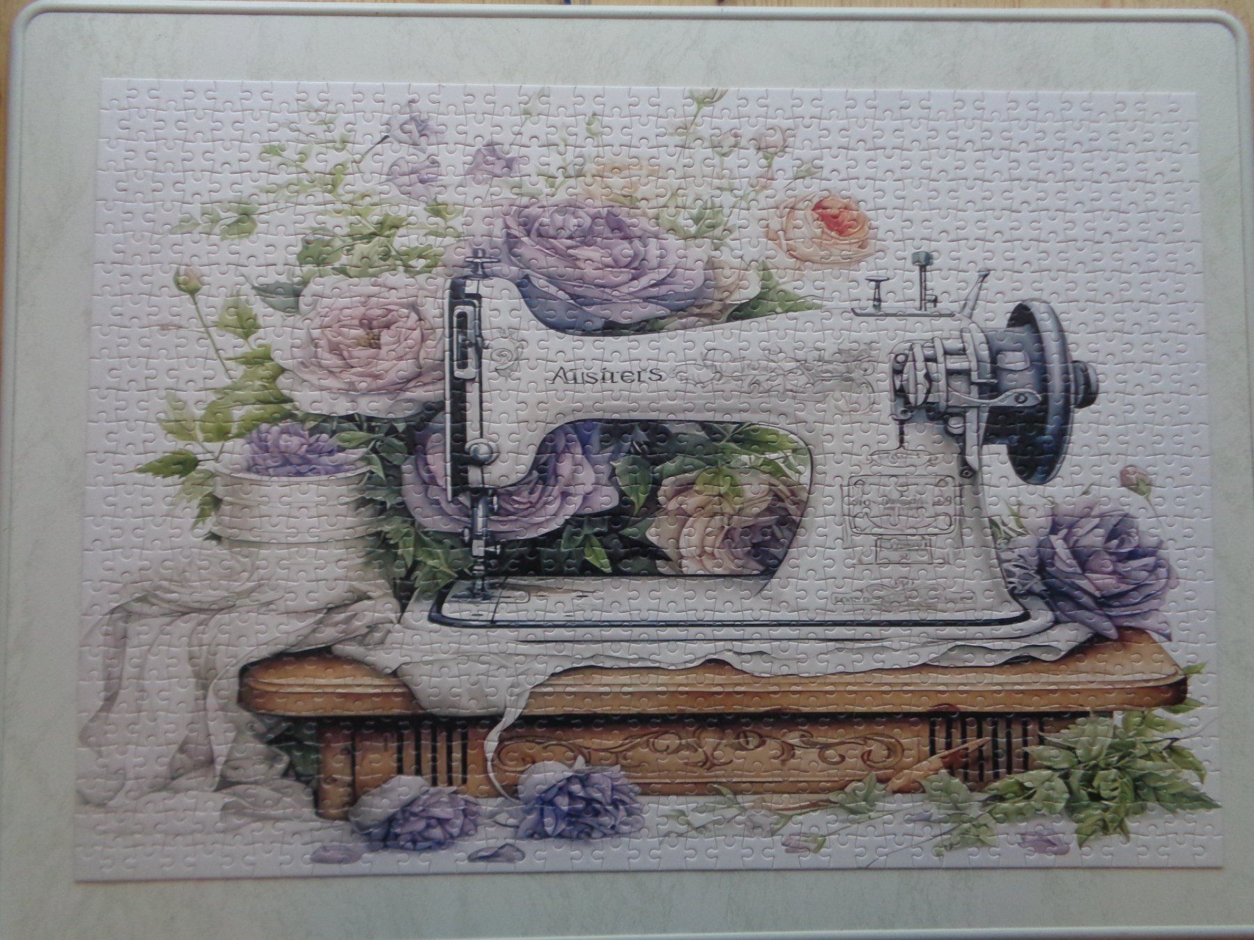 Puzzle: Puzzle 1000 Teile Nähmaschine – Usato da Dietikon venduto da chroetli77 1