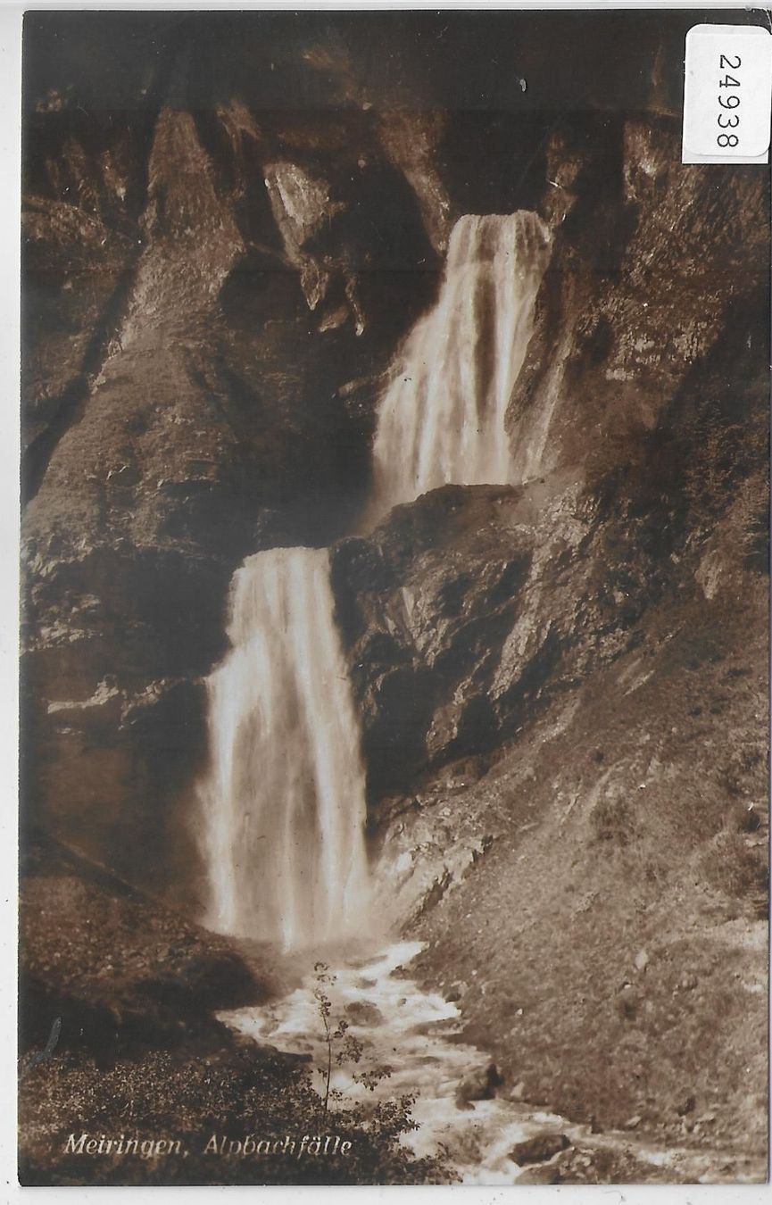 Gravures: Meiringen - Alpbachfälle – Antique à Ettingen par Kartenplanet