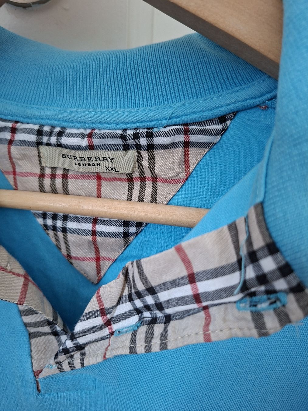 Burberry Magliette Polo: Polo Burberry turquoise, taille M,  – Usato da Renens VD venduto da ser_j2fn 2