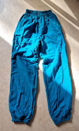 HOSE TRAINER LÖFFLER VINTAGE TÜRKIS S 36 GEFÜTTERT,  TOP