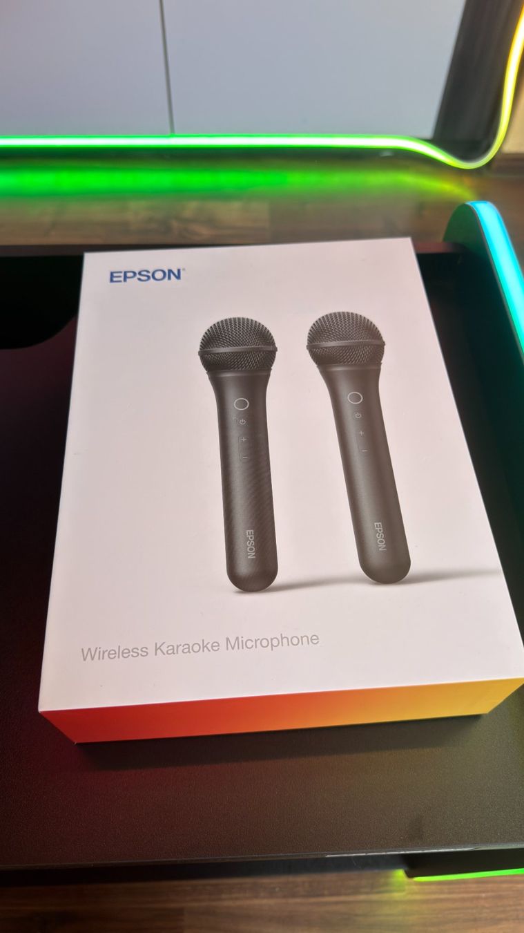 Microfoni: Epson ELPKM01 Wireless Karaoke Mikrofon-Paar – Nuovo (secondo la descrizione) da Henau venduto da alainschuler 1