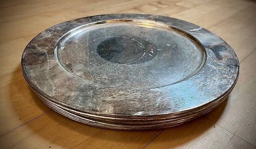 Dessous de verre: acht versilberte Unterteller – D'occasion à Chur par Tenorio 1