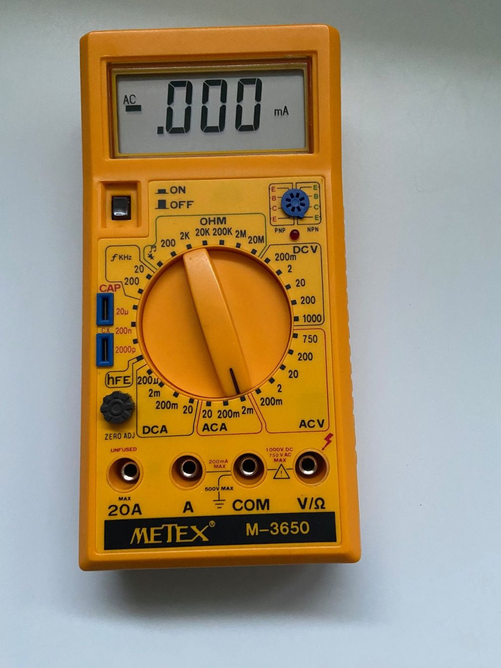 Messen: Multimeter Metex 3650 inkl. OVP – Gebraucht aus Langnau am Albis von  4