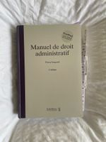Manuel droit administratif Tanquerel, 2e édition📚✅