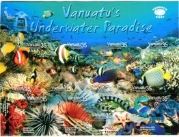 Block "Fische". Vanuatu