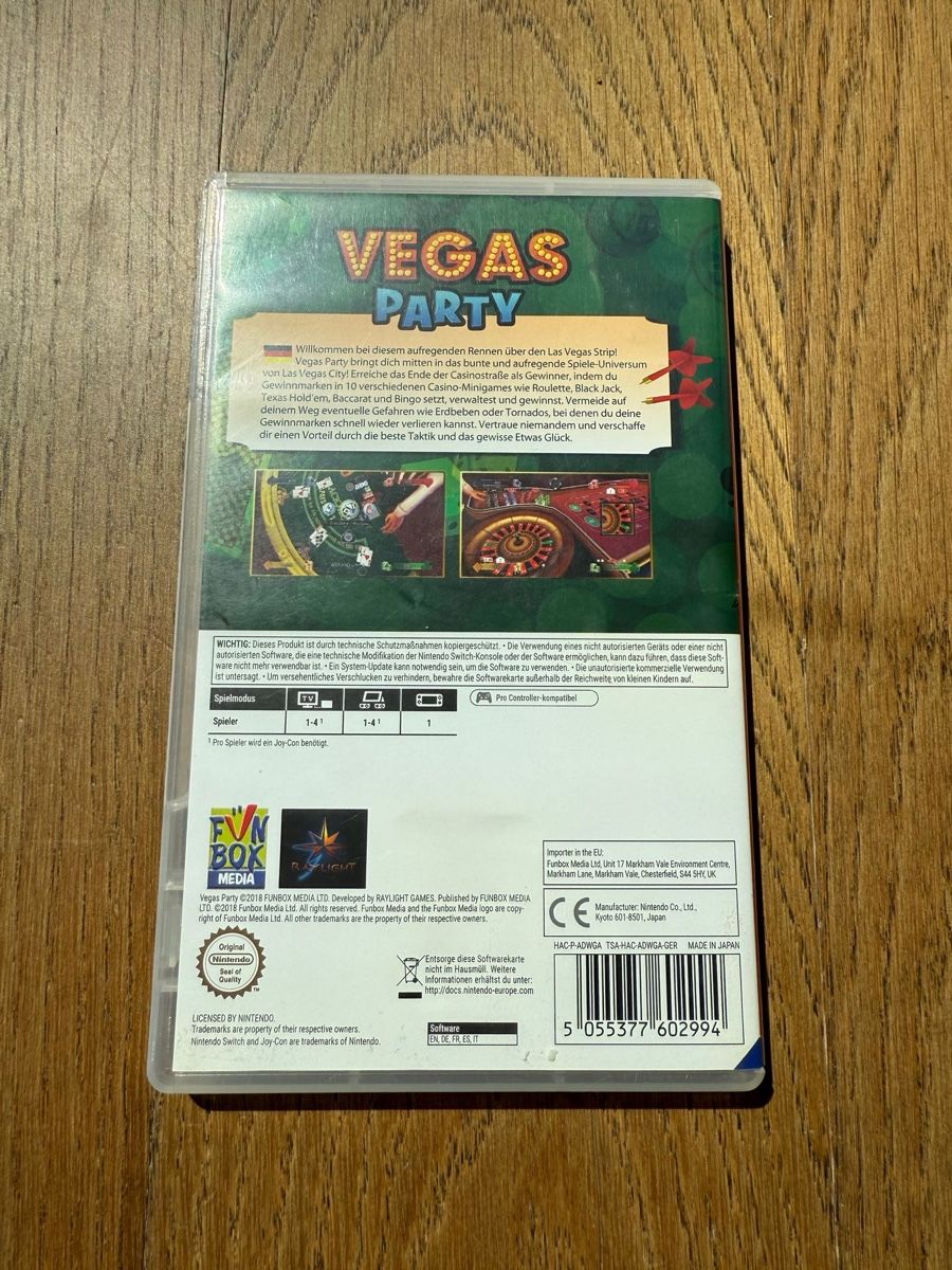 Nintendo Giochi: Vegas Party / Nintendo Switch – Usato da Läufelfingen venduto da Seraphim13 1