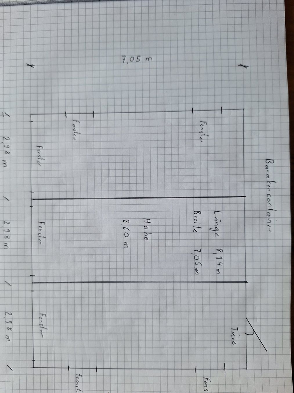 Contenitori edile: Kantine/Lagerhallen  (Bau/ 3 Container) – Usato da Elsau venduto da cimba 3