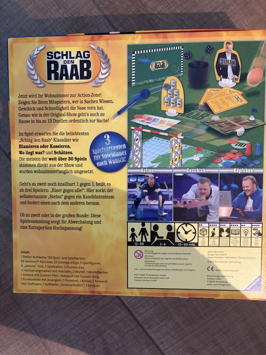 Ravensburger Giochi: Schlag den Raab - Das Spiel, Ravensburger – Nuovo (secondo la descrizione) da Zürich venduto da marina76 1