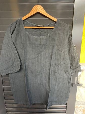 Damen Oberteil  T-Shirt L / XL Schwarz