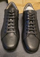 Herren Sneakers BOSS Saturn Grösse 43 schwarz Leder NEU