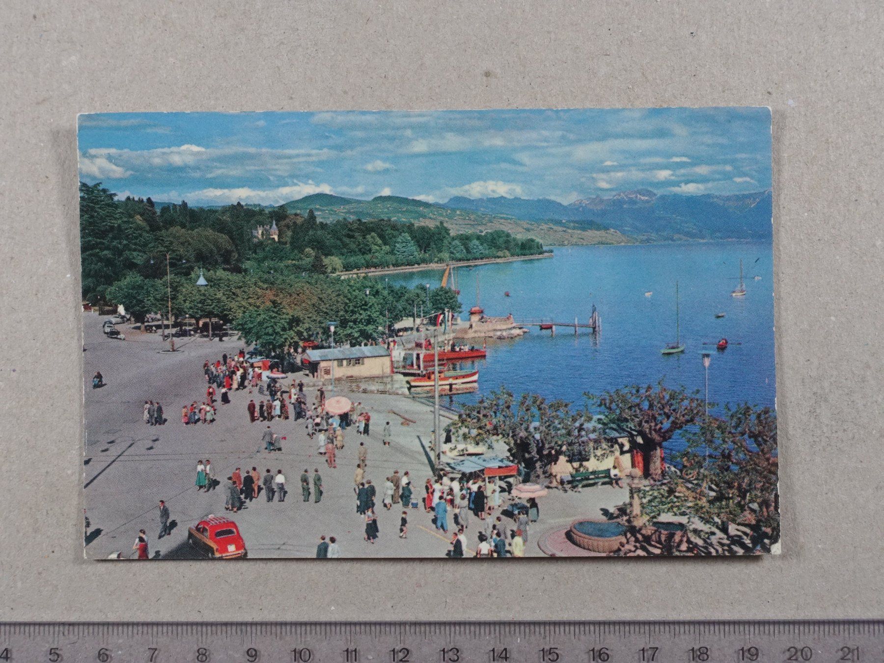 Cartoline postali: Lausanne - Ouchy – Usato da Lenzburg venduto da fh1
