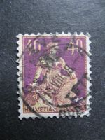Helvetia mit Schwert 107 gestempelt 1