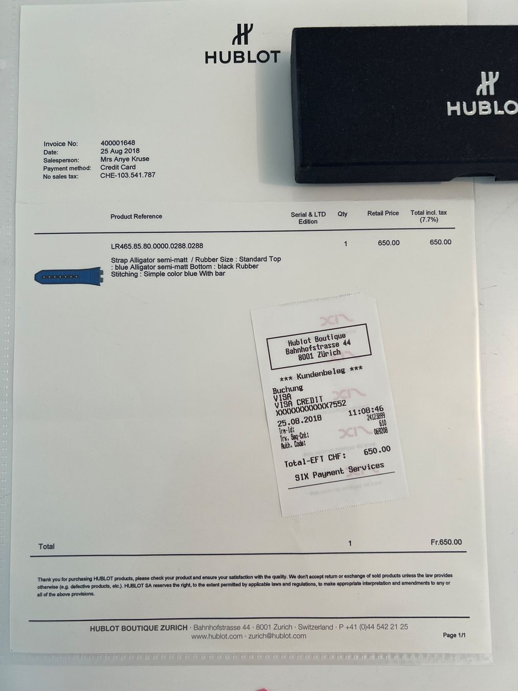 Hublot Orologi: HUBLOT – Usato da Nürensdorf venduto da metropolitans 9
