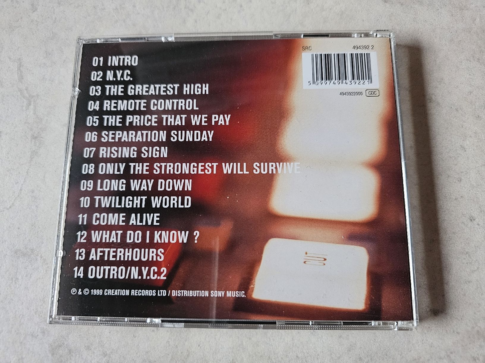 CD: Hurricane #1  -  Only The Strongest Will Survive – Usato da Schneisingen venduto da backstore24 1