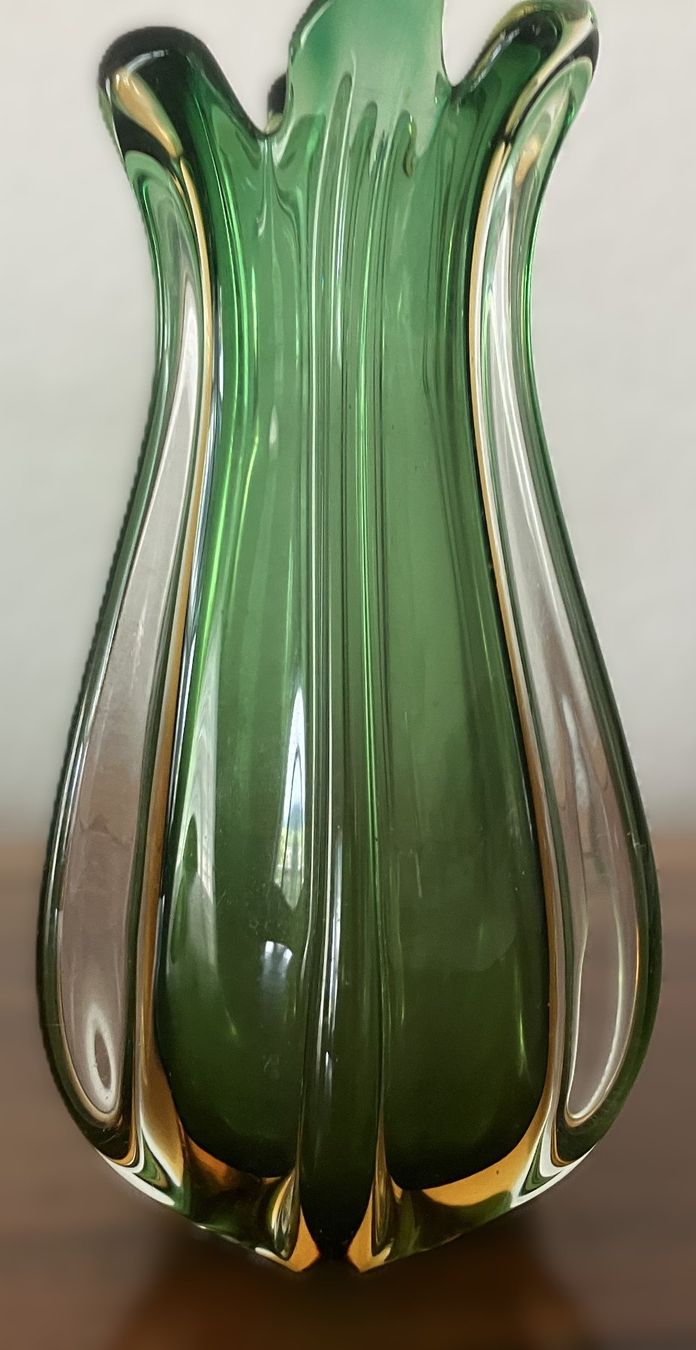 Murano Vasi & Recipienti: Wunderschöne Murano Sommerso Glasvase, 60´s – Usato da Luzern venduto da FeU 2
