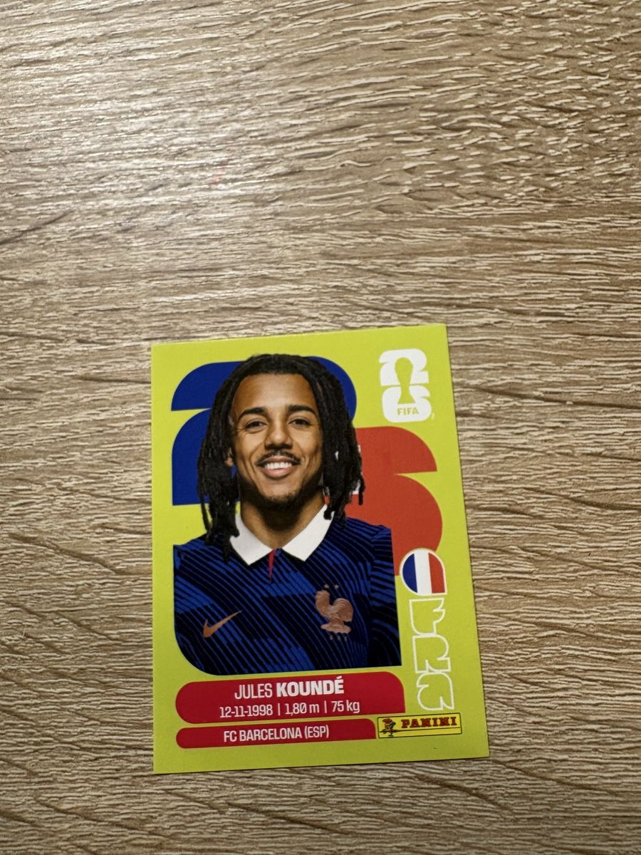 Panini Cartes à collectionner: Panini Jules Koundé FRA 5  – Neuf (Voir description) à Langrickenbach par swissluca