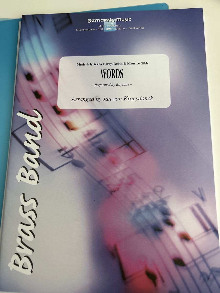 CD: Brass Band Noten: Words by Boyzone – Nuovo (secondo la descrizione) da Galgenen venduto da Red27