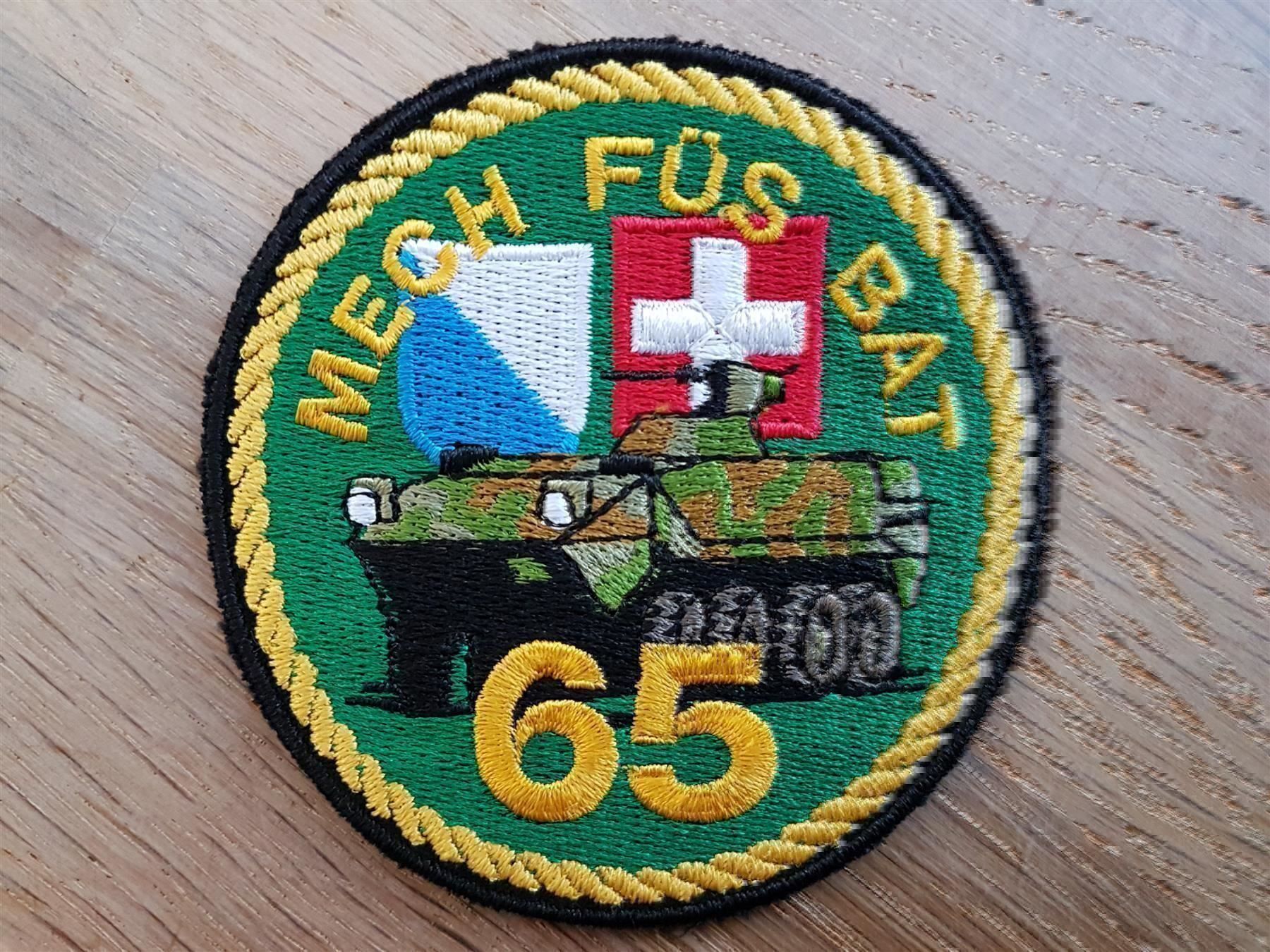Placchette & Badge: Badge Mech Füs Bat 65 gelb – Nuovo (secondo la descrizione) da Erlinsbach venduto da S700