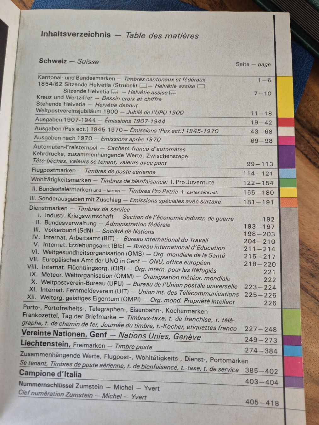 Tutti i francobolli: zumstein 1987 1988 – Usato da Hombrechtikon venduto da mimi964 1