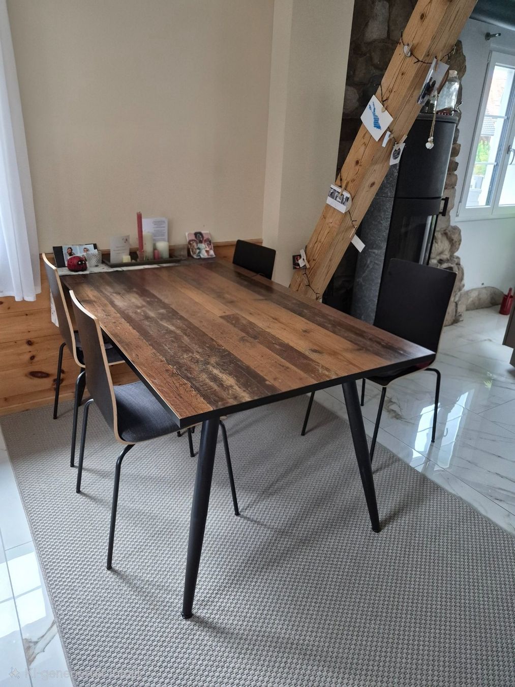 Tischset: Esszimmertisch mit 4 Stühlen – Gebraucht aus Langrickenbach von jes_y7zw
