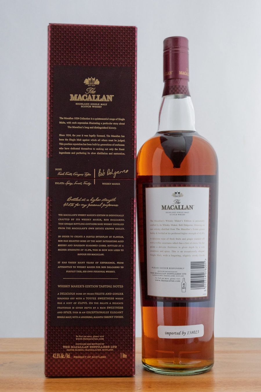 Macallan Spiritueux: Macallan - Whisky Maker's Edition - 1 Liter – Neuf avec emballage d'origine à Zofingen par maltpoint 1