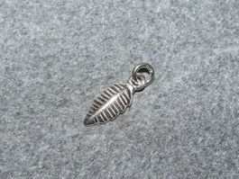 Anhänger kleines Blatt Silber 925