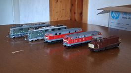 H0 AC, DC, Piko, Roco, Lima, 5 Loks lot.
