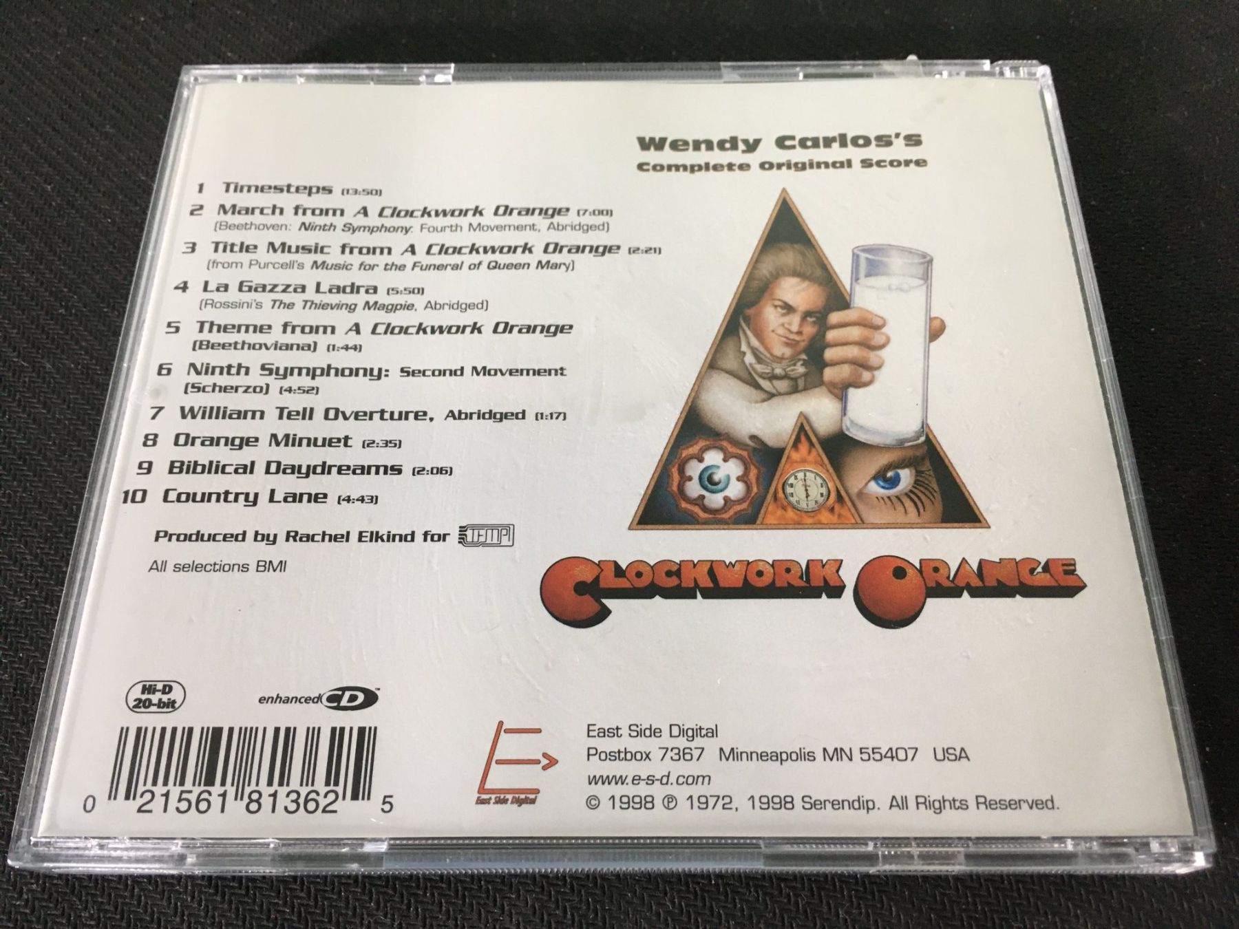 CDs: Wendy Carlo's - Clockwork Orange -CD- RAR – D'occasion à St.Gallen par MedienJoe 2