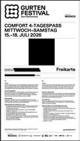 Gurtenfestival Comfort Ticket (VIP) AUSVERKAUFT