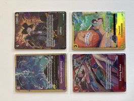 One Piece TCG - OP09 - Set of 4 Cards - New Condition!