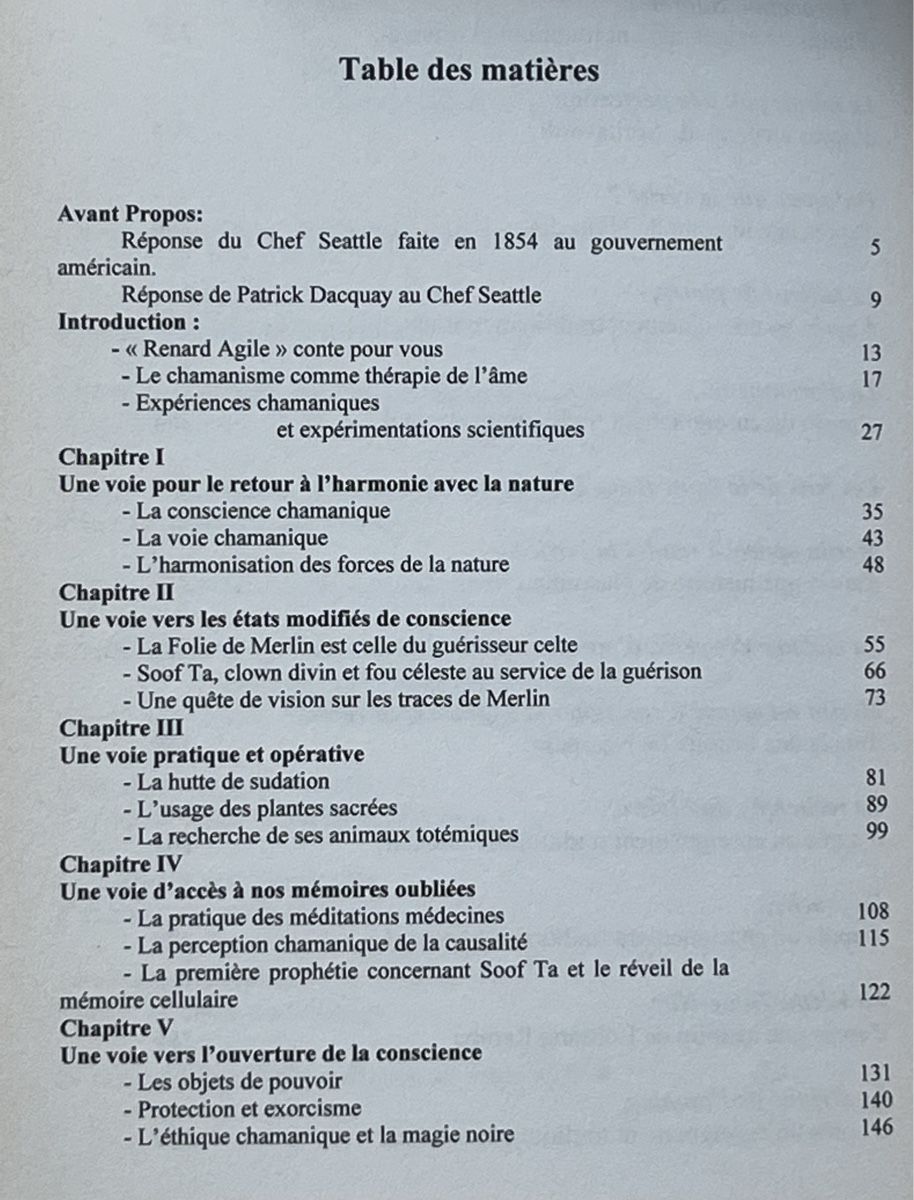 Libri: Renaissance du Chamanisme Occidental par Patrick Dacquay Liv – Usato da La Tour-de-Peilz venduto da Pansy02 3