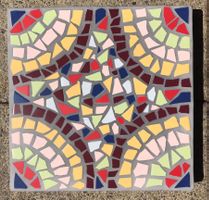 Mosaik Gartenplatte NEU 40X40