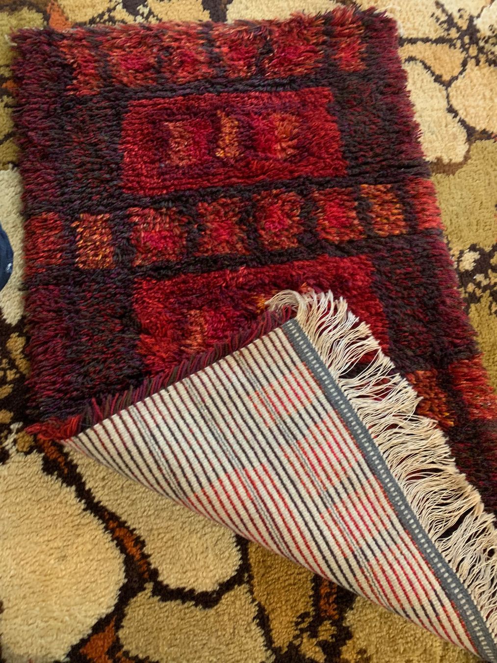 Tappeti: Vintage RYA wall rug. Sweden. – Usato da Vevey venduto da oivavermeulen 2