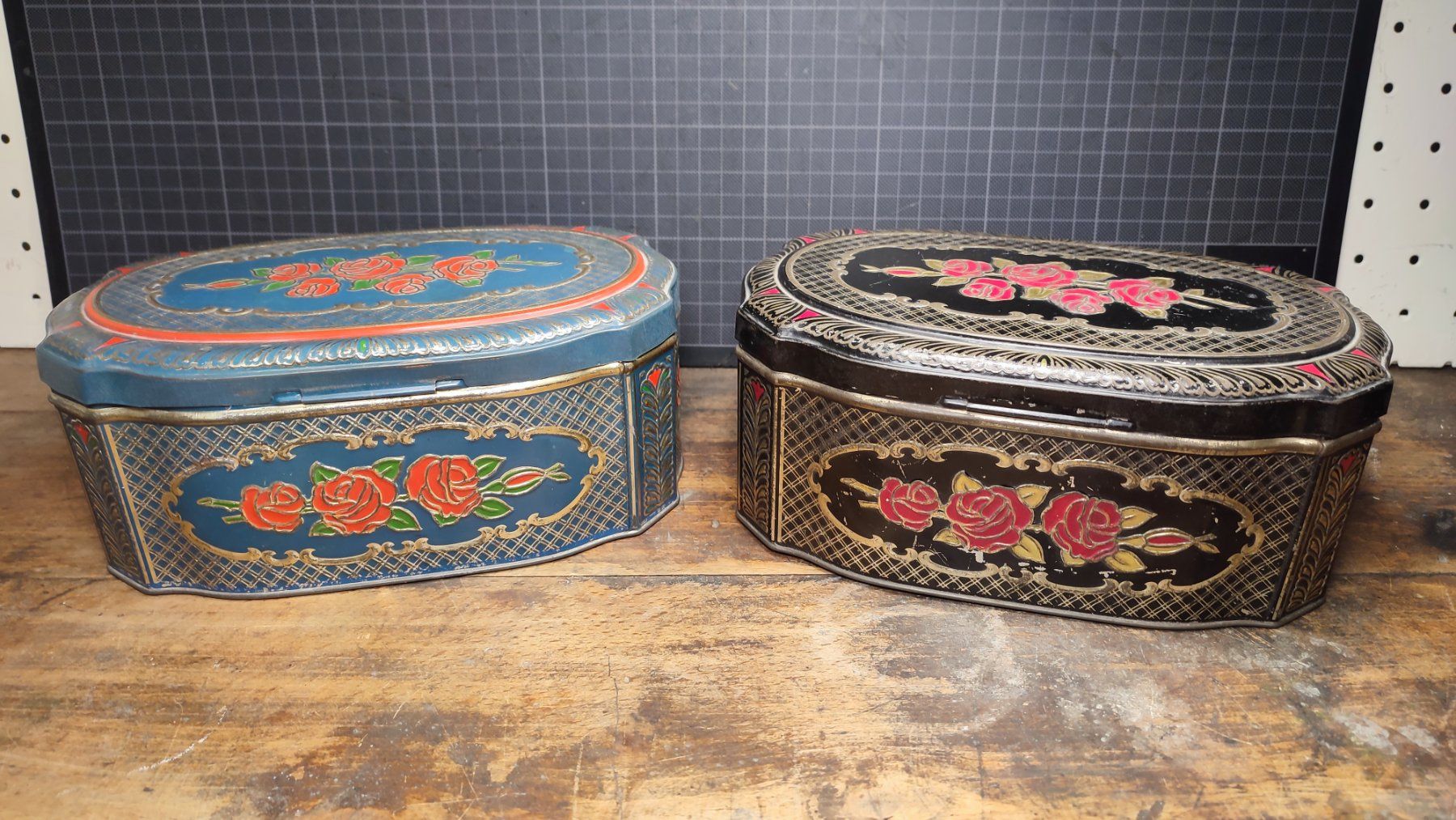 Barattoli: 2 wunderschöne alte Blechdosen – Usato da Gelterkinden venduto da MYSTOREFORYOU4460 7