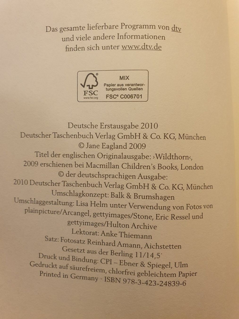 Libri: Mein Herz so wild - Jane Eagland – Usato da Zürich venduto da dialout 3