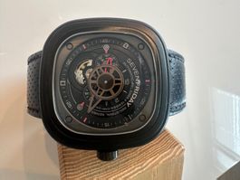 SevenFriday Automatik-Herrenuhr schwarz, top Zustand!