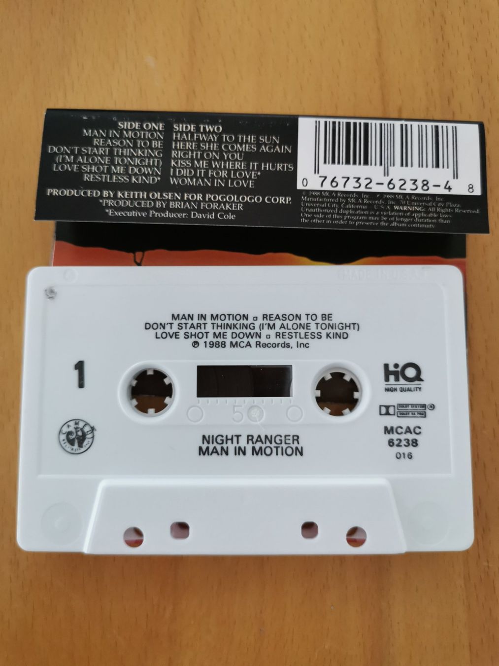 Musicassette: Night Ranger - Man in Motion MC Kassette – Usato da St.Gallen venduto da Tamal0204 1