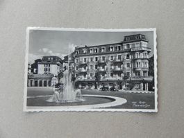 Carte Vevey VD Hotel Touring Gare 1939