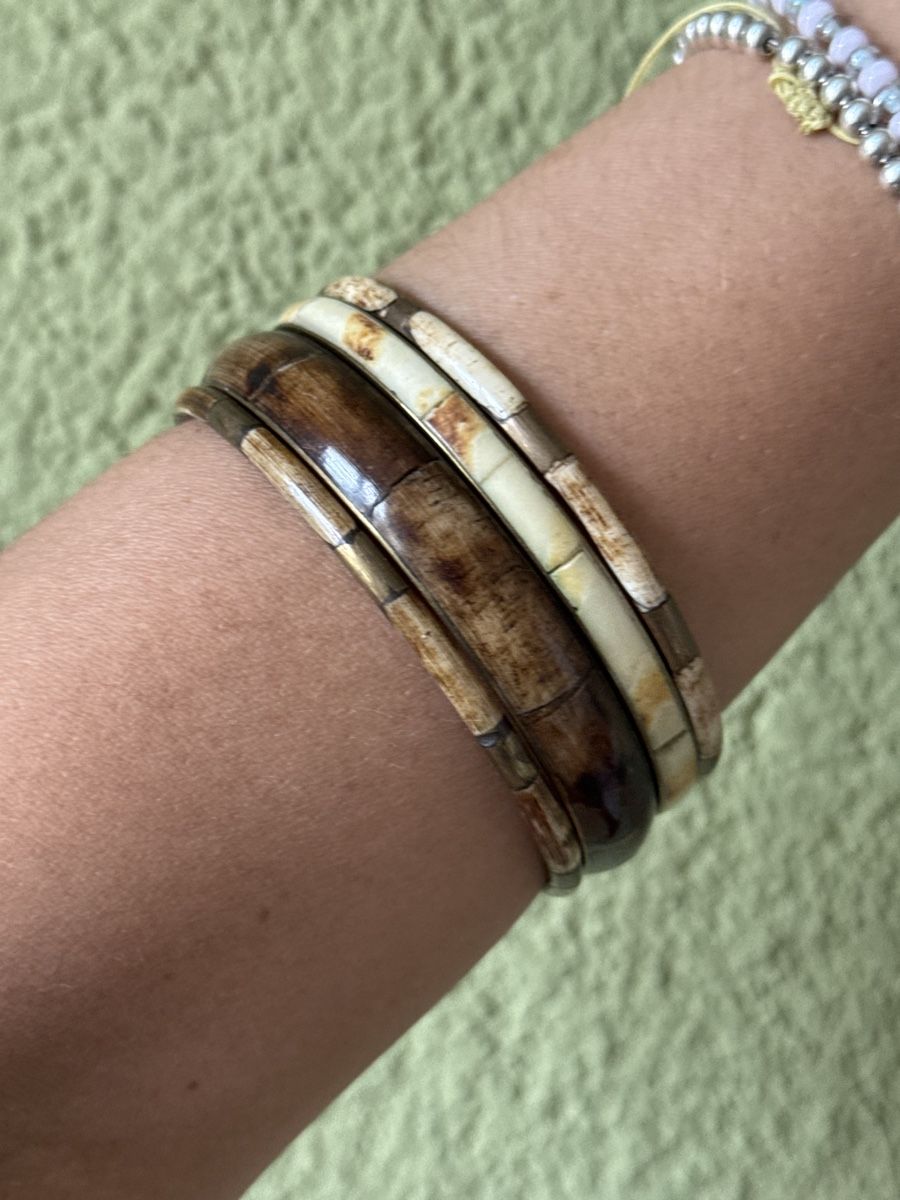 Bracciali & Braccialetti: Boho Chic Bangles Stackable Bracelets Set of 5 Biker Style – Usato da Zürich venduto da olalinda 4