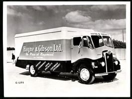 Fotografie LKW GUY Otter, der Firma Hayn