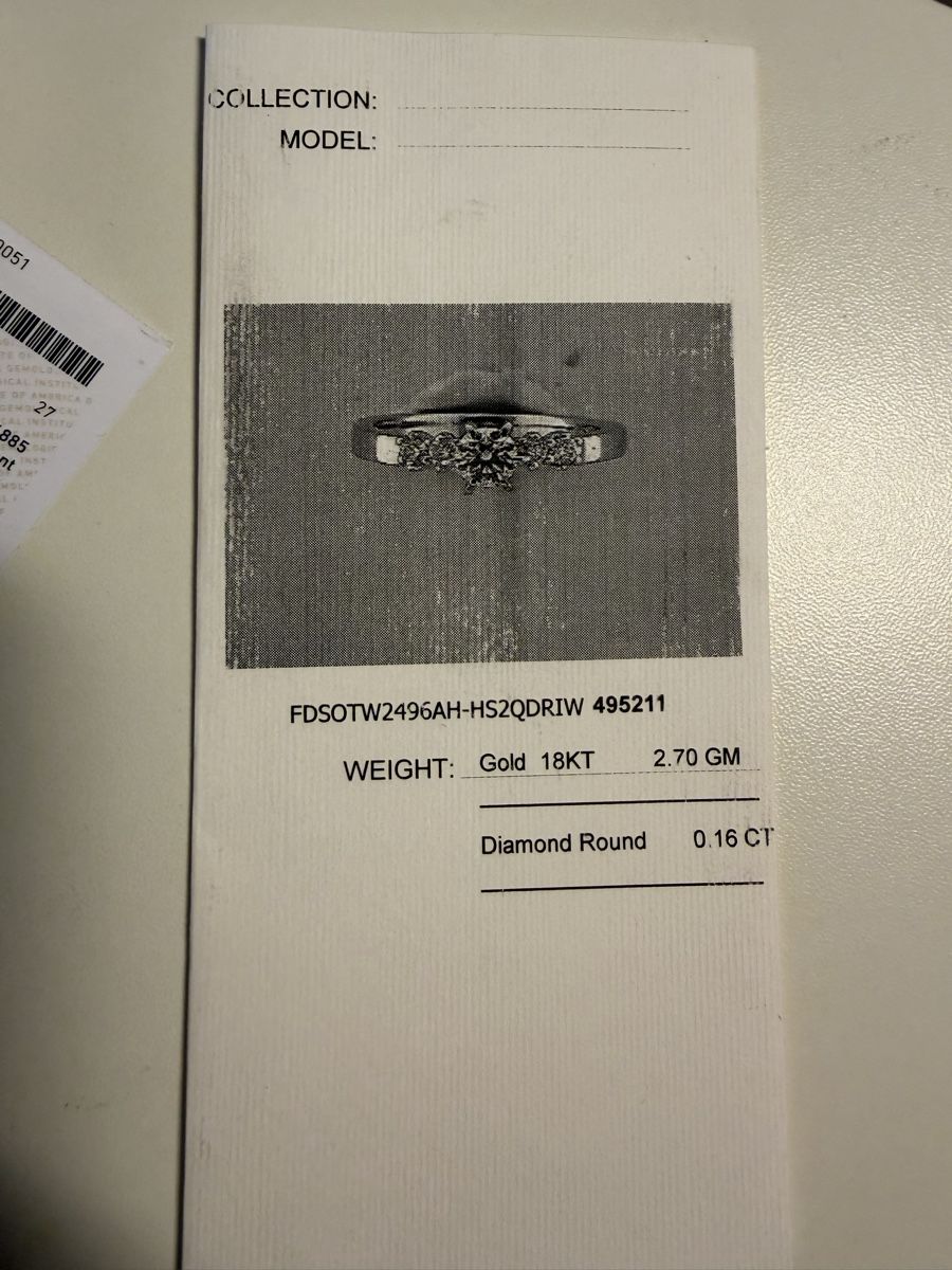 Anelli: Diamant Ring mit GIA zertifiziert – Nuovo (secondo la descrizione) da Bern venduto da AndrewHM 7